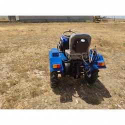 Micro tractorino W18 diesel refrigerado por agua con monomando hidraulico + rotovator + arado