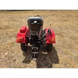 Micro tractorino W18 diesel refrigerado por agua con monomando hidraulico  rotovator + arado+ cultivador